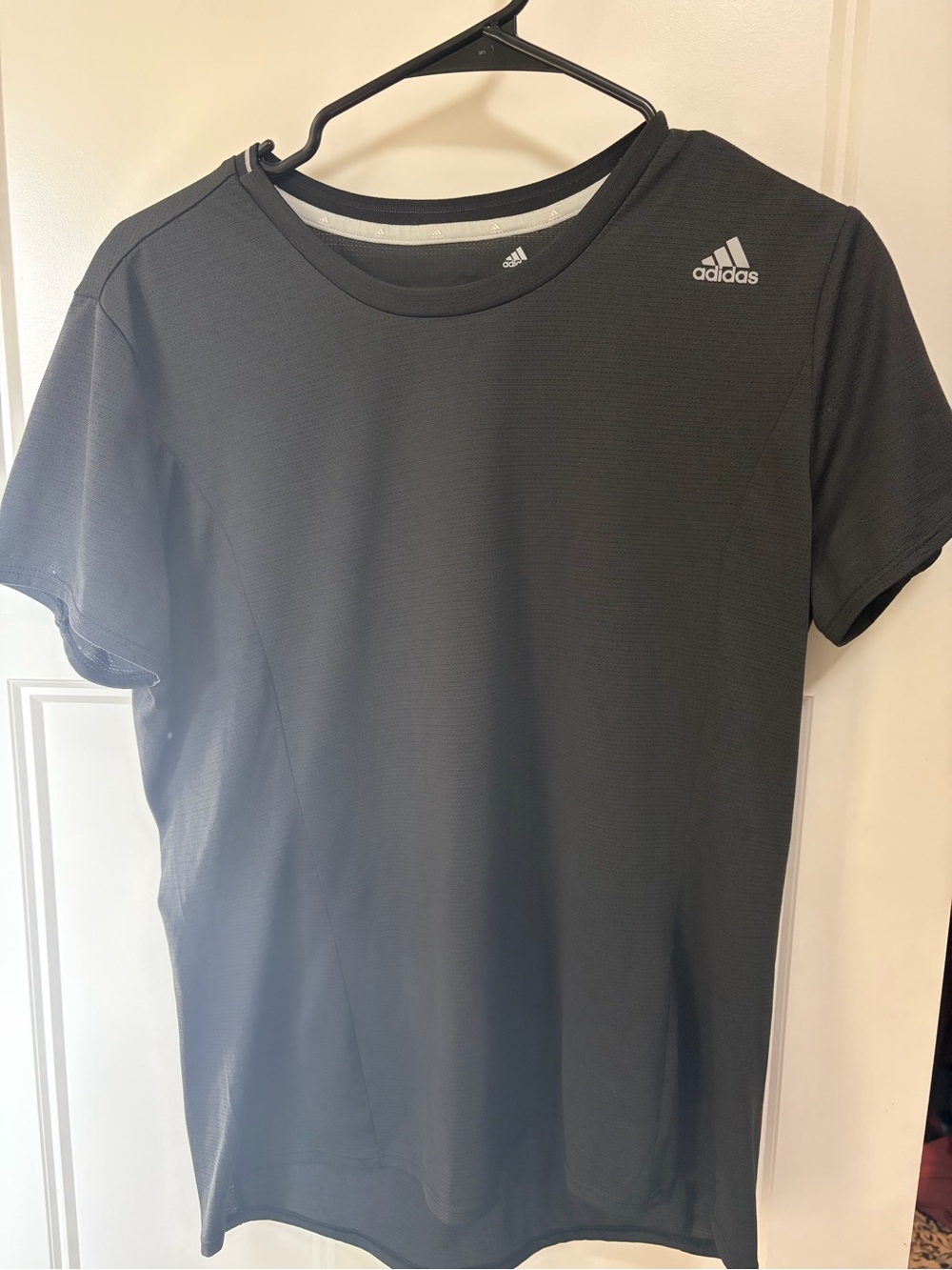 adidas Black Crew Neck Performance Tee
